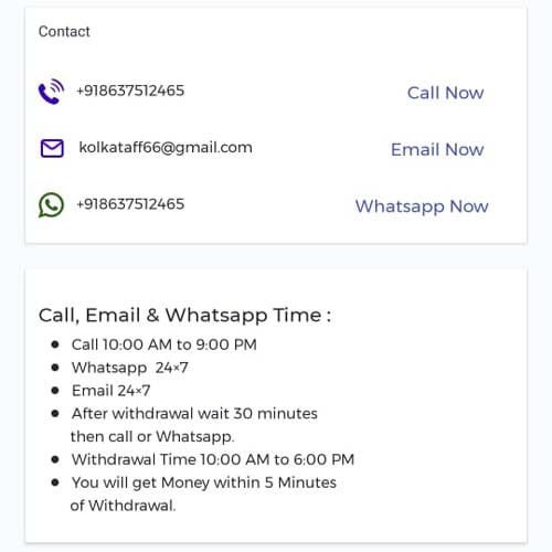 kolkata fatafat support